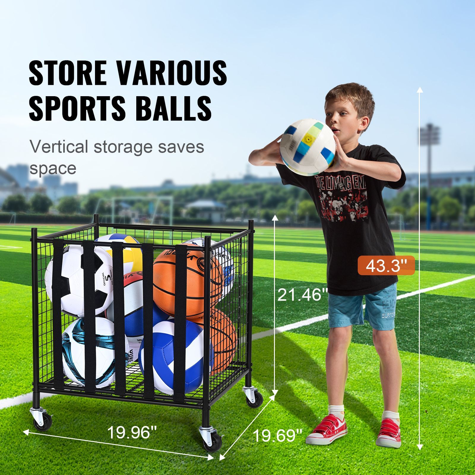 Carrello Porta Palloni Sportiv - Sports Equipment Cart recensione e prezzo